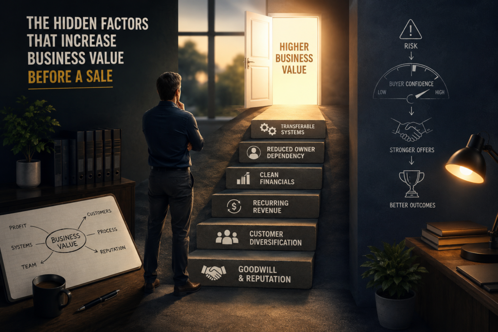 The Hidden Factors That Increase Business Value Before a Sale