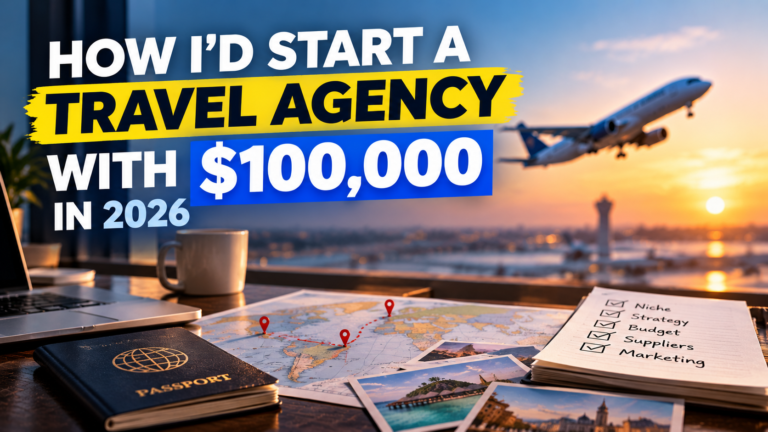 How to Start a Travel Agency in 2026: My $100,000 Business Blueprint