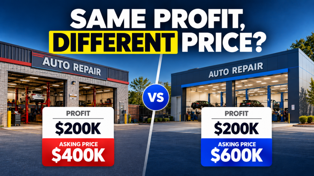 Same Profit, Different Asking Prices: What Makes One Business Worth More?